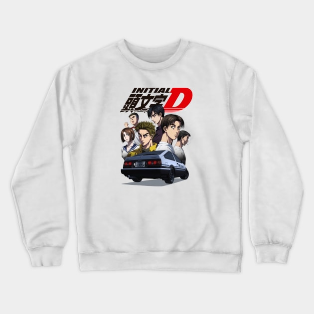 Initial D Crewneck Sweatshirt by Arrow